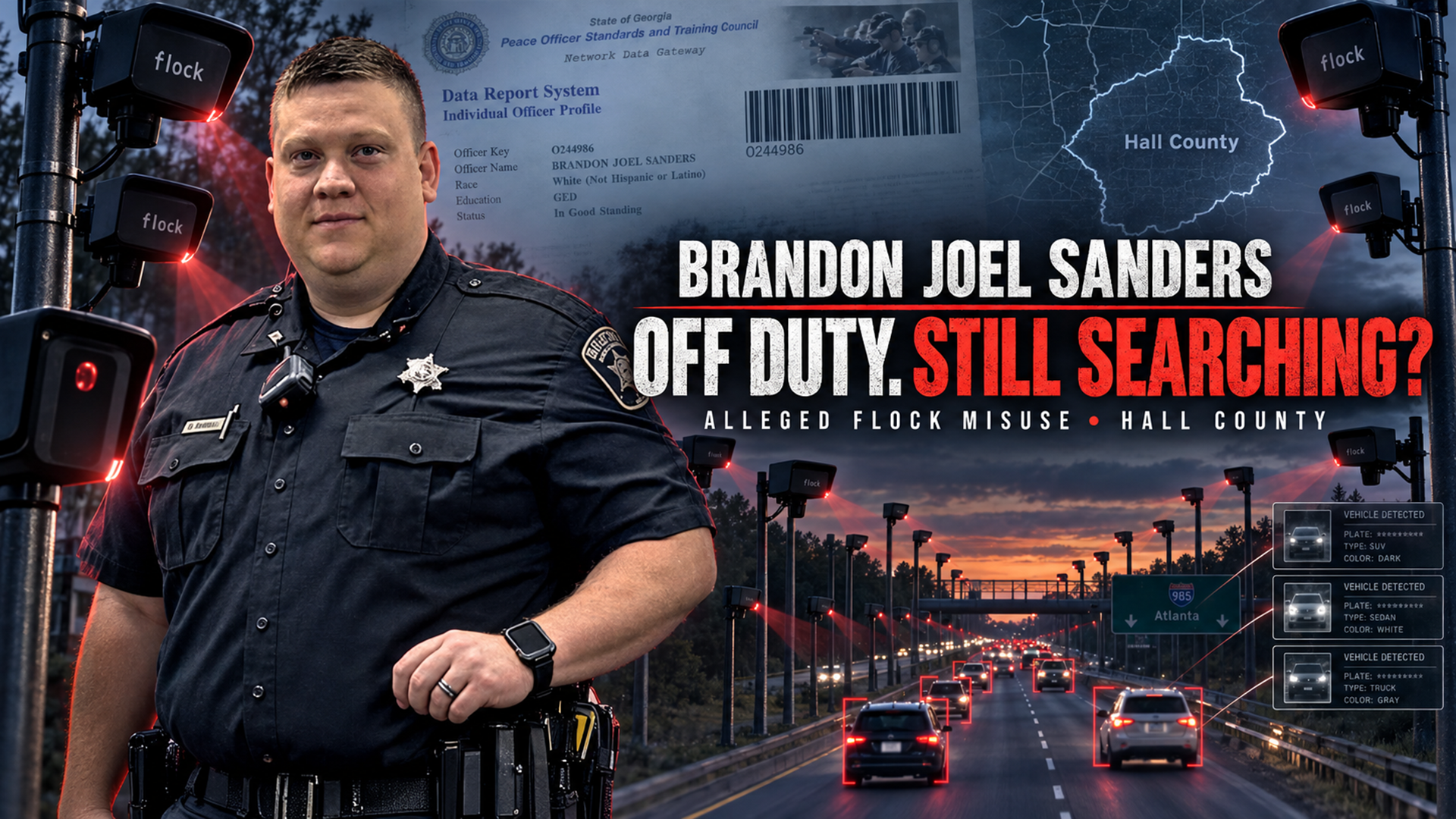 Brandon Joel Sanders Hall County Flock misuse case thumbnail
