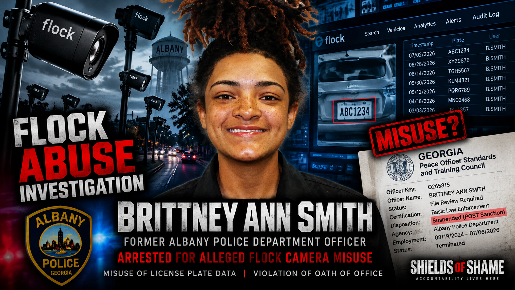 Brittney Ann Smith Albany Police Flock misuse investigation thumbnail