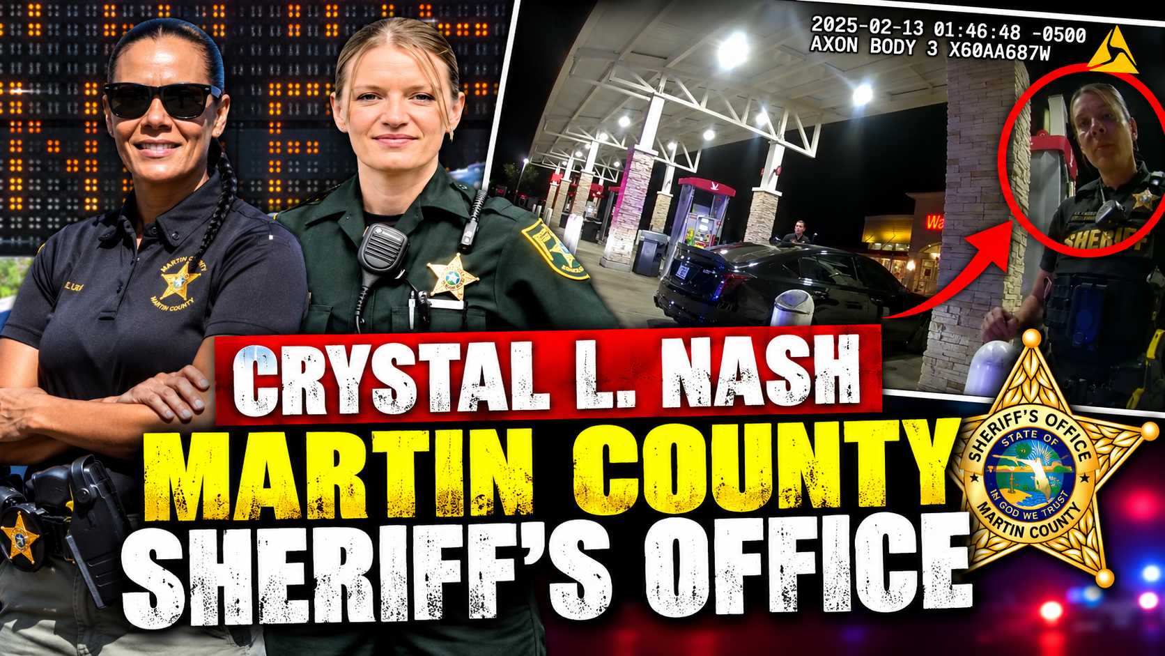 Shields of Shame investigation thumbnail for Crystal L. Nash, Martin County Sheriff's Office