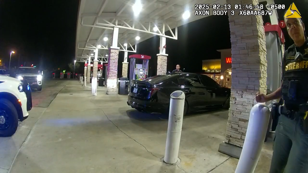 AXON body-camera still supplied for Crystal L. Nash, February 13, 2025 at a Stuart Wawa