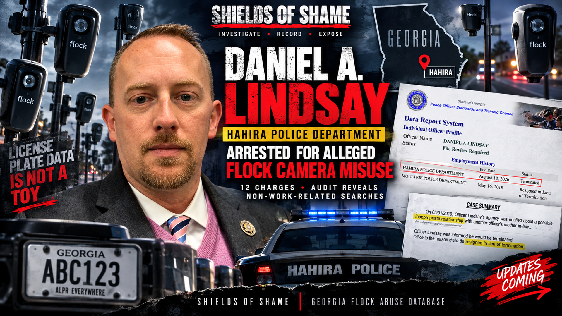 Daniel A. Lindsay — Hahira Police Flock investigation thumbnail