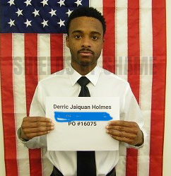 Supplied photograph of Derric Jaiquan Holmes, formerly Gwinnett County Police
