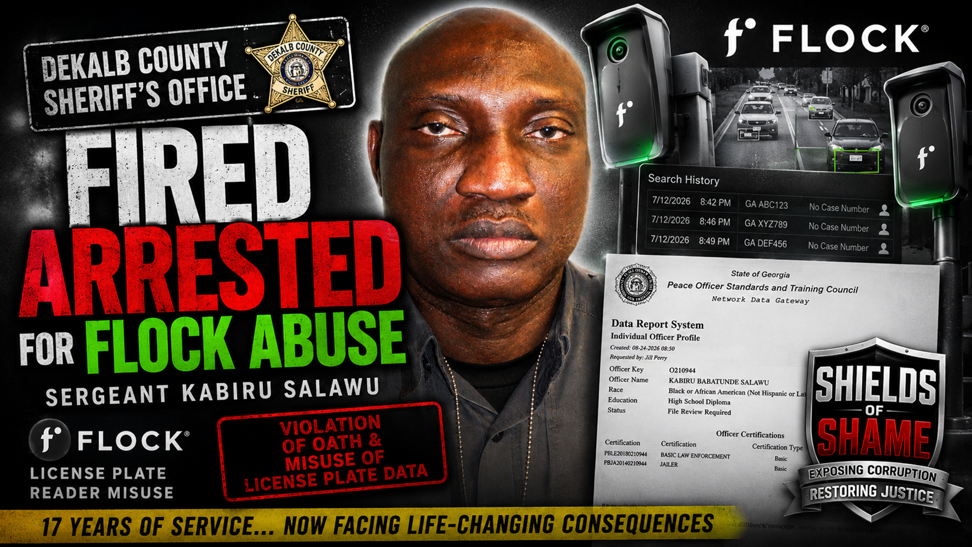 Kabiru Salawu — Shields of Shame case graphic
