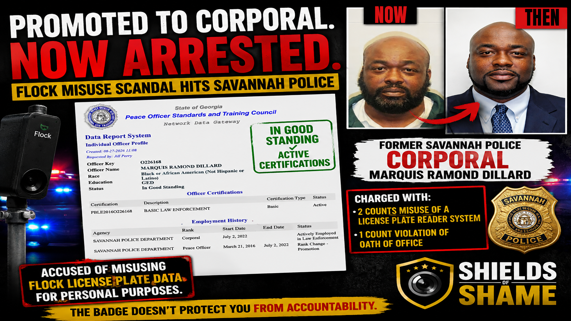 Marquis Ramond Dillard — supplied Shields of Shame case image