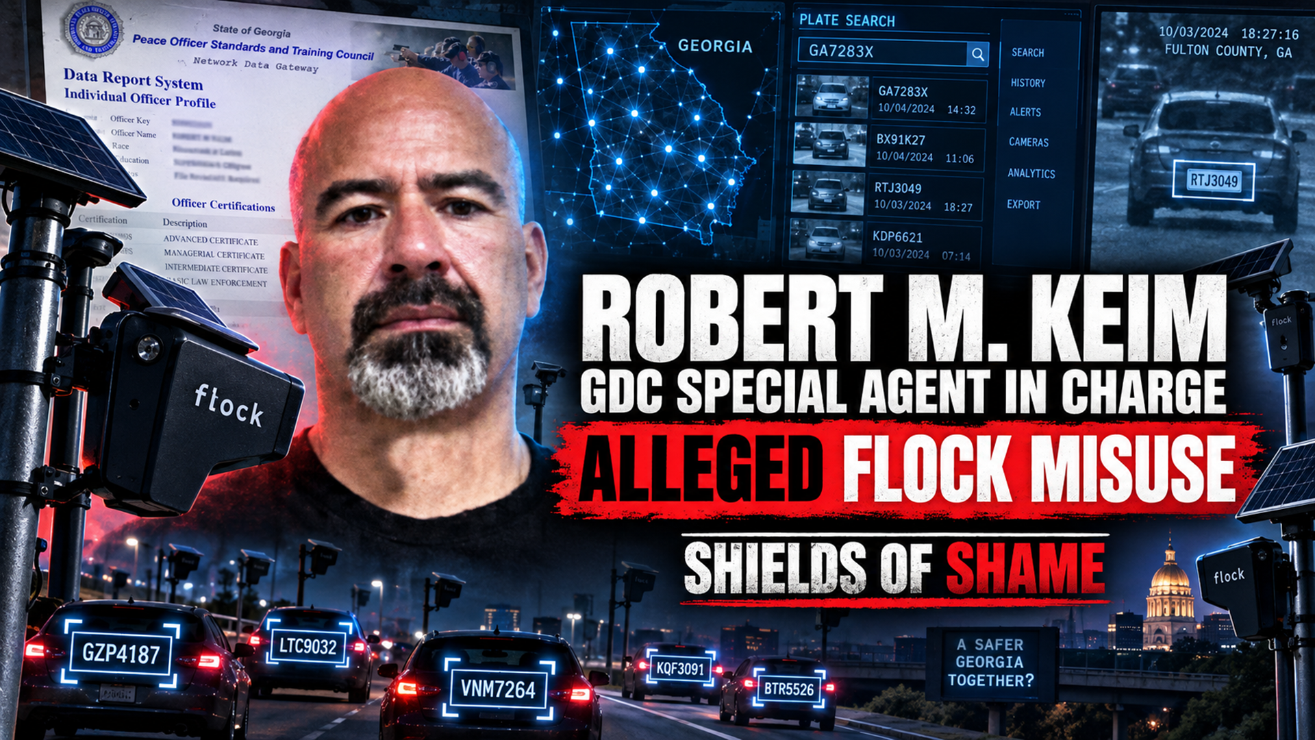 Robert Michael Keim Georgia Department of Corrections Professional Standards case graphic
