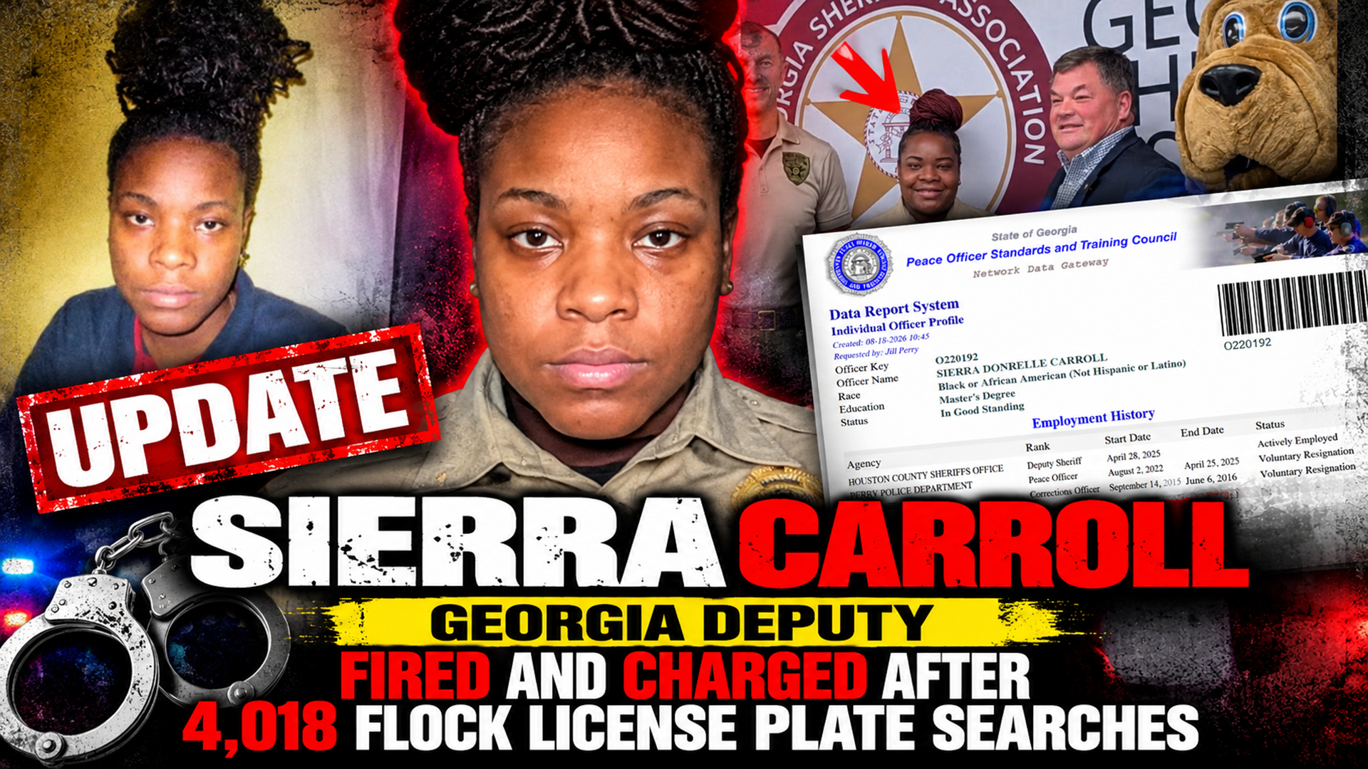Sierra Carroll investigation graphic