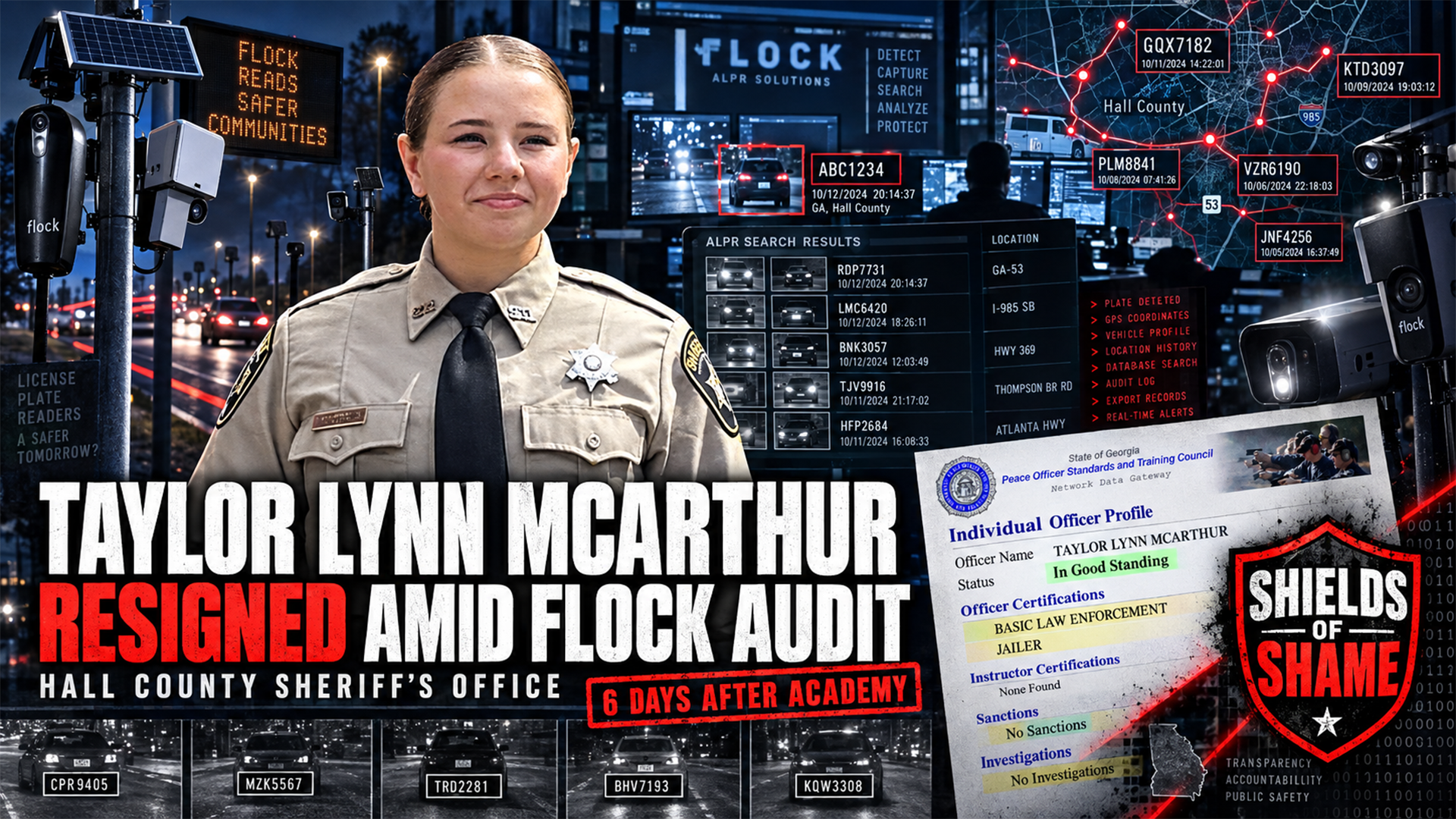 Taylor Lynn McArthur Hall County Sheriff's Office Flock audit case thumbnail
